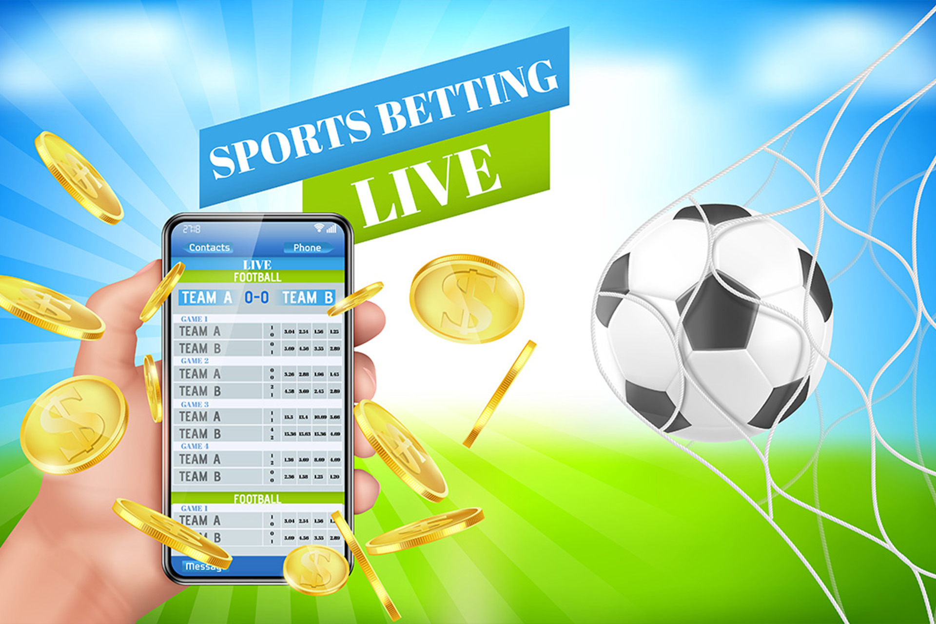 Sports betting banner live bet